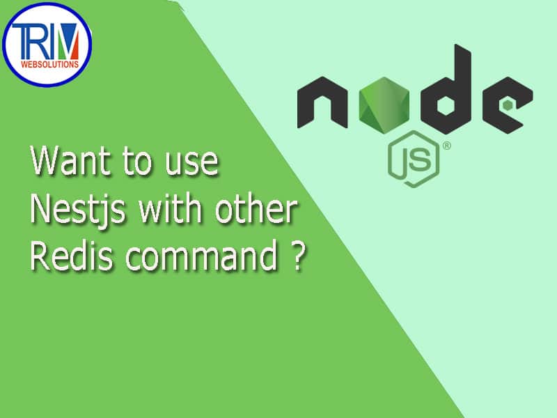 Want to use Nestjs with other Redis command in node js?