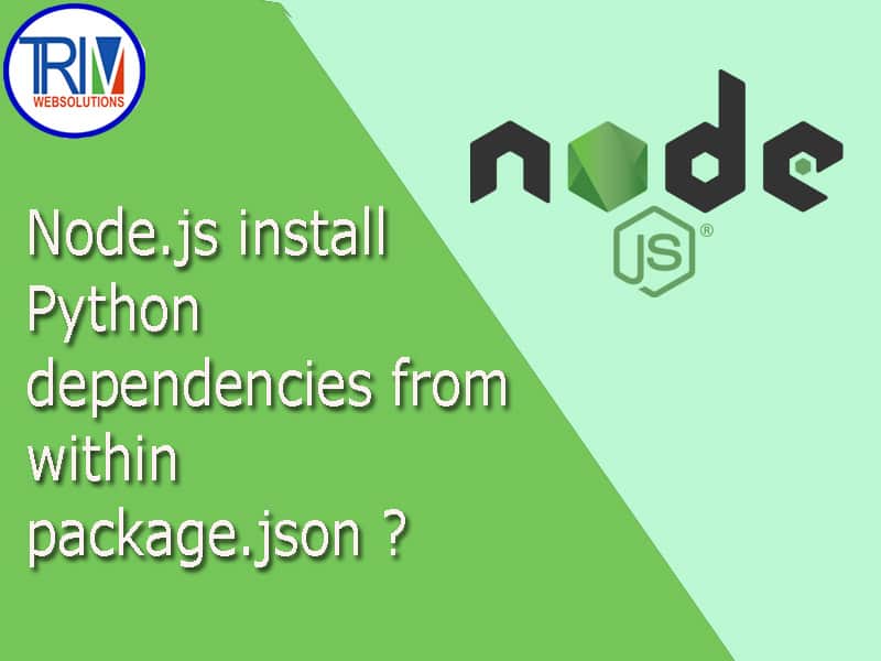 install Python dependencies from within package.json in Node.js