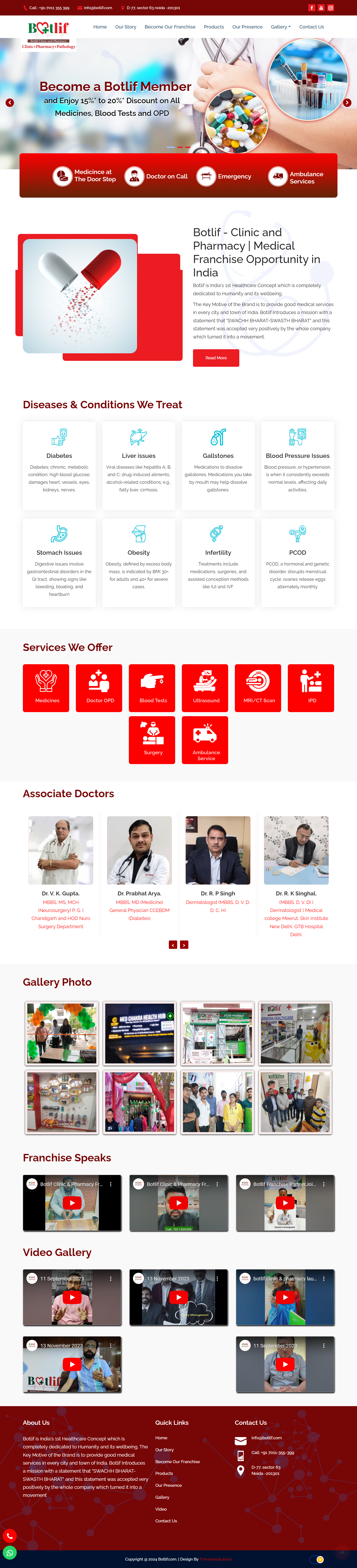 Botlif - Clinic and Pharmacy | Medical Franchise Opportunity in India